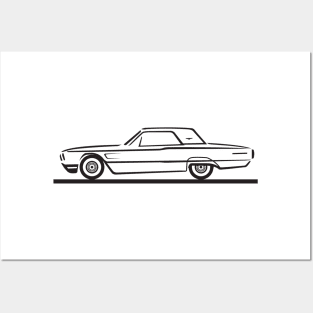 1965 Ford Thunderbird Hard Top Posters and Art